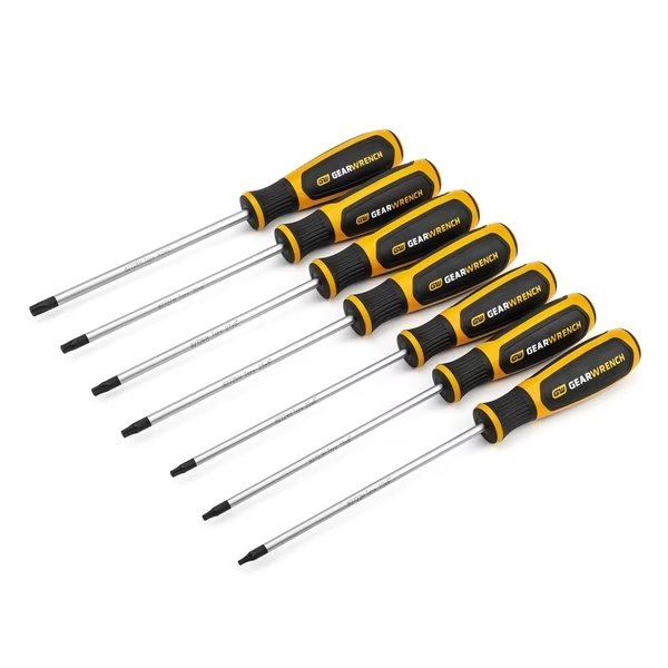 7 Pc. Torx? Dual Material Screwdriver Set, Gearwrench, Mfr#: 80071H